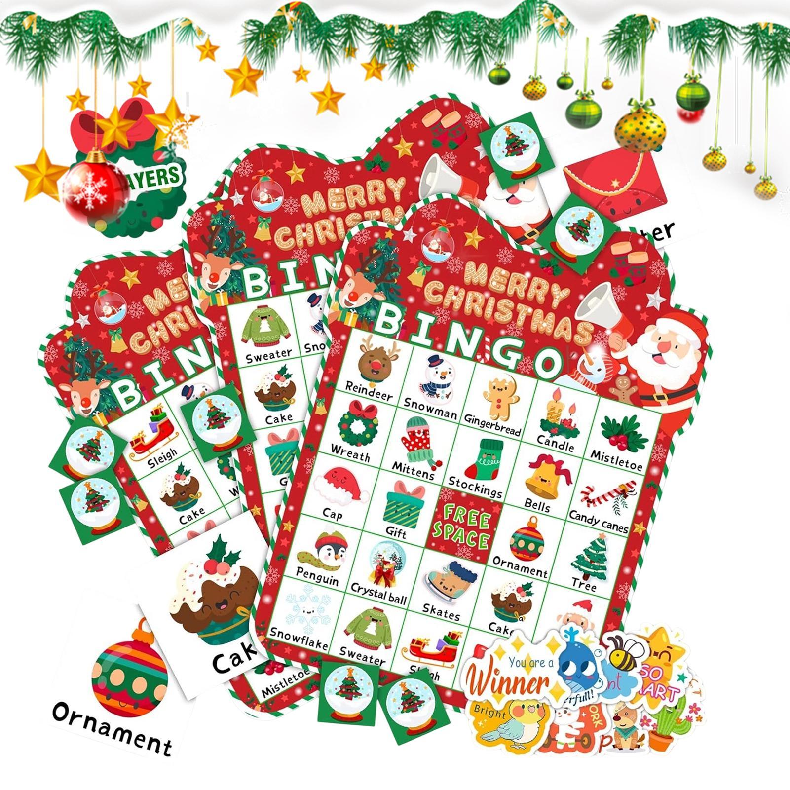 Party Games Bingo - Рождественская игра в бинго, набор из