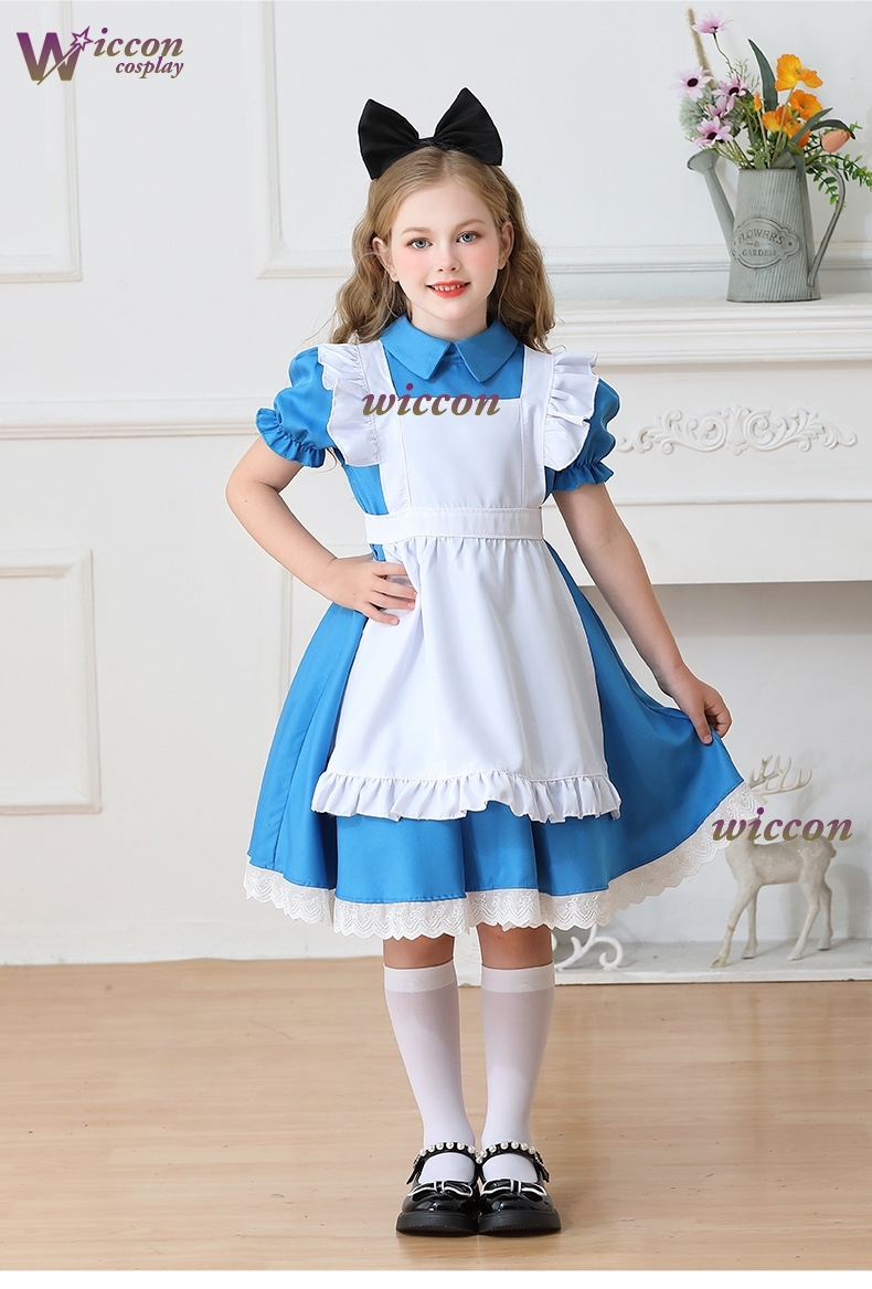 Детский синий костюм Алисы в с – обзор и цена Party Games Alice In Wonderland