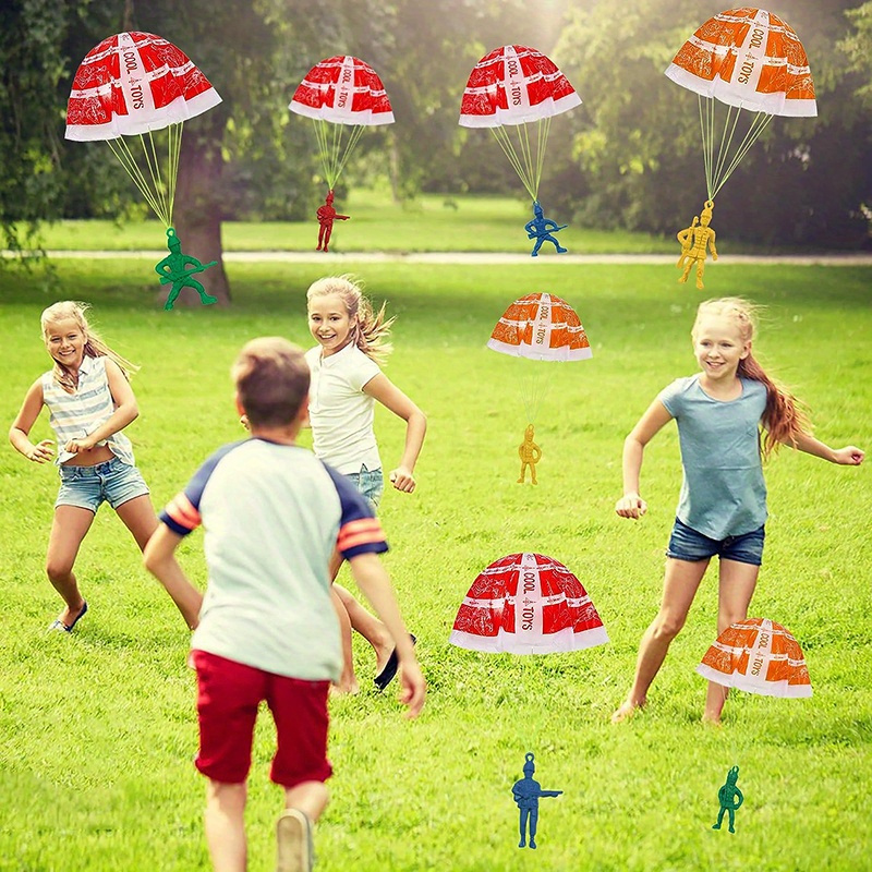 10/100 шт. парашютные игрушки  – обзор и цена Party Games Kids Ideas