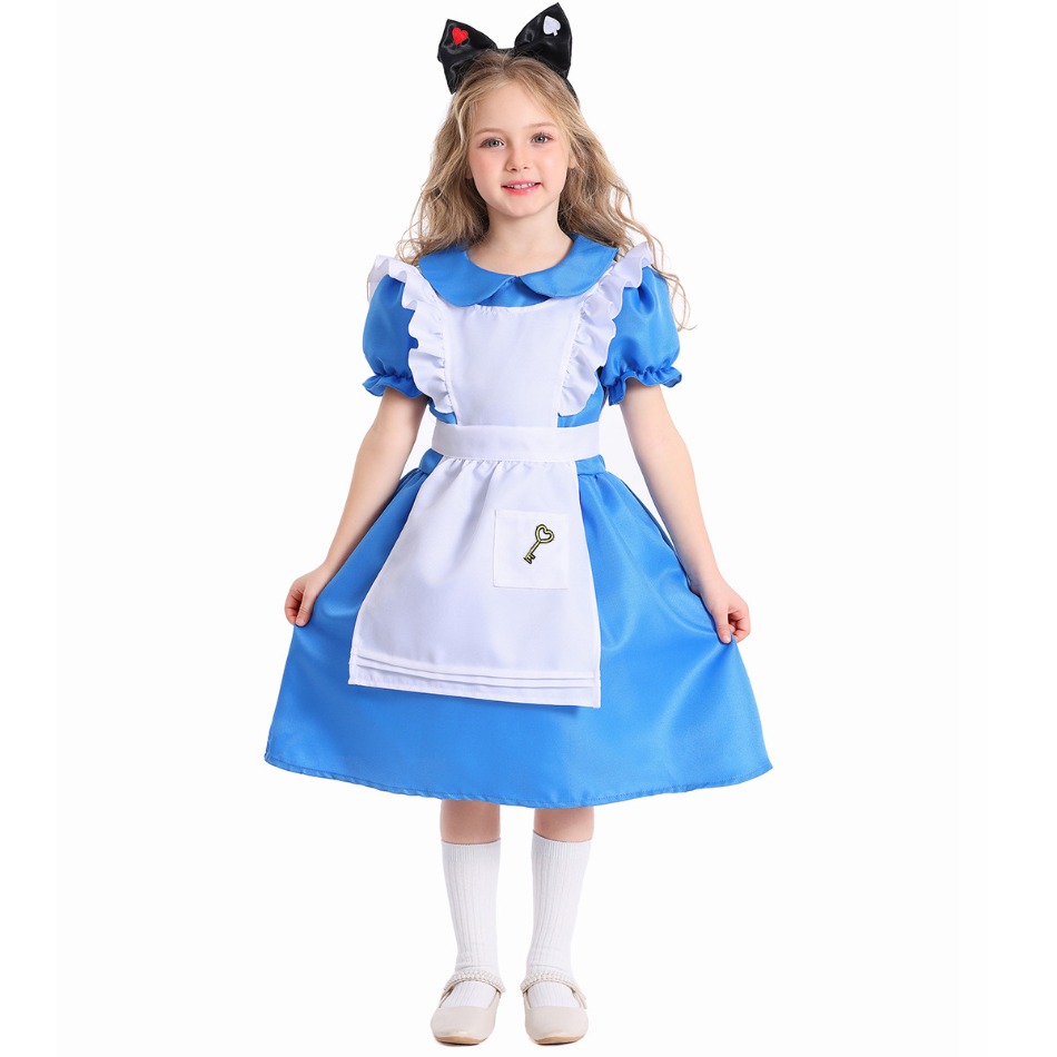 Детское синее платье Алисы в С – обзор и цена Party Games Alice In Wonderland