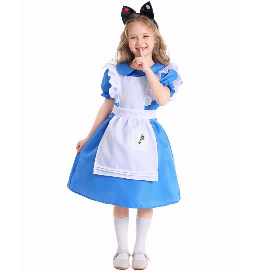 Детское синее платье Алисы в С – обзор и цена Party Games Alice In Wonderland